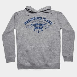 Masonboro Island, NC Beach Knot Summer Vacation Hoodie